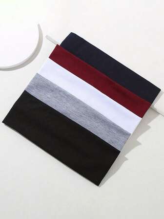 5 件/1 套女士吸汗运动头带 - 超大、有弹性、纯色面料、适合跑步和健身、舒适防滑设计、发饰、秋季配饰、女士头带、秋季时尚头带、冬季假日发带优雅围巾保暖发带女士头巾