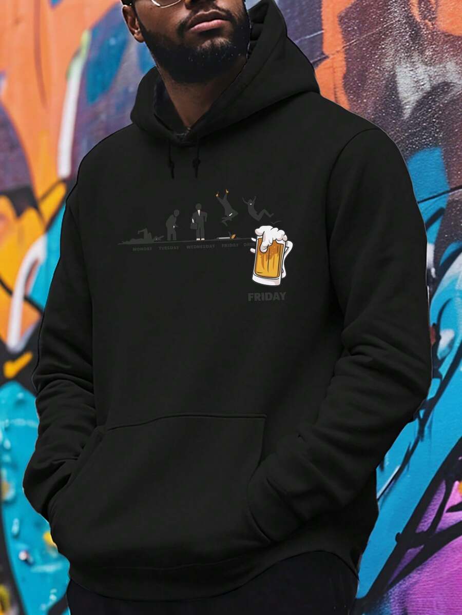 Men Hoodies - Black - View 1