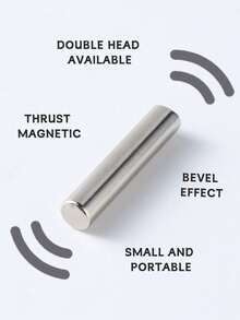 FULL BEAUTY 3D双头美甲贴纸，法式猫眼磁性效果，二合一磁性美甲贴纸，凝胶指甲油，美甲配件工具套装 - 彩色 - 查看 5