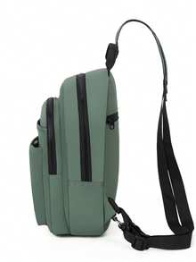 حقيبة ظهر صغيرة للرجال - مقاومة للماء، مقاومة للتآكل، خفيفة الوزن وواسعة، مضادة للسرقة ومتعددة الوظائف، مناسبة للتنقل والأنشطة الخارجية والدراجات - قابلة للتحويل إلى حقيبة كتف أو حقيبة ظهر - أخضر - مشاهدة 5