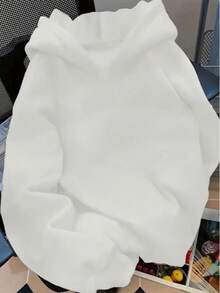 Sudadera hoodie sweatshirt dama mujer gorro capucha manga larga estampado California Los Angeles 89 otoño invierno - Blanco - Ver 2