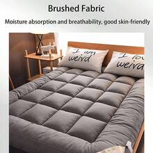 Japanese Thick Mattress Folding Mattress, Floor Mattress, Futon Mattress, Portable Sleeping Student Dormitory, Roll - Single Double Floor Mattress - Gris + 180*200cm - Ver 8