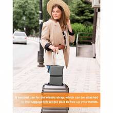 Cojn de asiento de avin porttil para mayor comodidad, almohadilla plegable para estadio con almohadilla de asiento de tela transpirable, perfecto para vuelos largos, oficina, campamento - Tamaño estándar - 15,7'' + Gris Oscuro - Ver 9