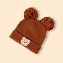 6 gorros de punto para bebé, disponibles en 8 colores, gruesos y cálidos para el invierno, con diseño minimalista y lindo, adecuados para niños de 1 a 6 años para actividades al aire libre como senderismo/esquí y uso diario en invierno