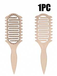 卷发造型梳，卷发梳，专用卷发梳，带边缘凹槽设计的蓬松卷发造型梳，打造弹性卷发，控制毛躁，清晰卷度，女士卷发梳，干湿两用美发工具，日常使用或旅行的理想之选
