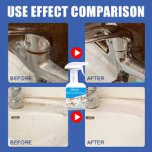 H4Cacle浴室除锈剂不锈钢清洁剂厨房洗脸盆去污淋浴房浴缸玻璃水垢清除浴室水龙头除锈翻新光亮剂保养抛光 - H435 - 查看 7