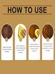 Natural Beeswax Furniture Polish - Polishes, Waterproofs, And Protects Wooden Furniture And Floors. This Natural Beeswax Deeply Nourishes Wood, Restoring Its Luster And Natural Feel. It Provides Long-Lasting Shine, Effective Protection, And Prevents Drying, Cracking, Moisture, And Mildew. Solves Issues Like Dullness, Dryness, Scratches, And Dampness.