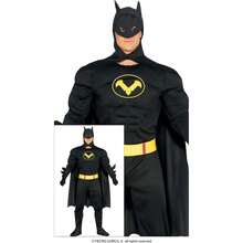 Fiestas Guirca Déguisement de Black Héroe pour Adolescents, Costume de super-héros pour enfants en noir pour garçons et filles, Tenue de super-héros avec cape et masque pour fêtes, célébrations ou déguisements de personnages de comics, disponible en plusieurs tailles - Multicolore - Voir 1