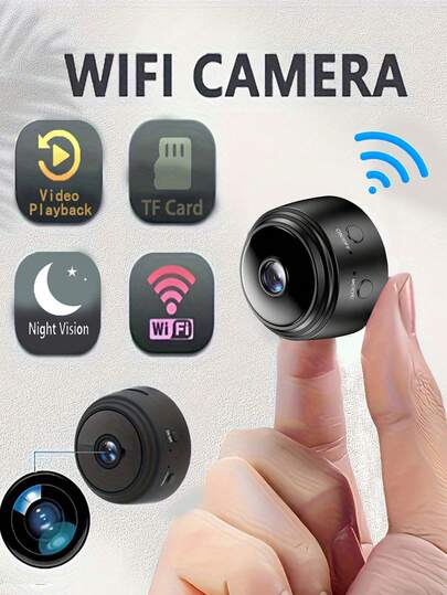 Cámara inteligente Mini WiFi, grabadora de voz y video, cámara de vigilancia Mini WiFi, cámara oculta inalámbrica con aplicación