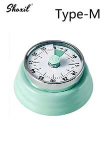 shoxil 1Pc Magnetic Kitchen Timer, Mechanical Timer, Time Reminder, Suitable For Baking And Kitchen Use