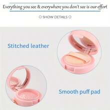 Compact 3g/5g Loose Powder Case With Sifter & Puff - Portable, Fragrance-Free Makeup Organizer, Mini, Honey Powder, Isolation Net