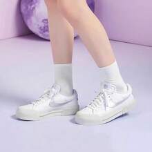Nike 女鞋新款COURT LEGACY LIFT休閒鞋厚底板鞋 - 白色 - 查看 6