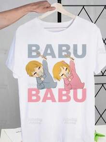 Oshi No Ko Anime T-Shirts Summer Men Funny Print Ai Hoshino Ai Ruby Akane Tshirt Streetwear T Shirt Short Sleeve Tee Top3 - White - View 1