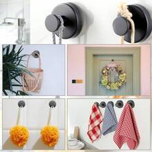 Ornament Hooks, Upgraded Suction Cup Hooks, Wreath Hangers Front Door, Towel Racks, 2 In 1 Mantle Hanger, No Drill Garland Fireplace Stocking Hanger, Holiday, New YearGold, 2