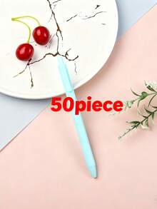 1/5/10/20/50pcs Customized Text/Logo Macaron Color Neutral Pens, Simple Push-Type Signing Advertising Pens For Students, Office Supplies, Ideal For Anniversary Commemorations Or Bridesmaid Gifts, Personalized Luxury Advertising Neutral Pens With Engraved Text, Personalized Wedding Gifts, Motivational Pens For Employees, Teacher Gifts, Corporate Gifts, Student Gifts, Customized Wedding Gifts, Coworker Gifts, Halloween Gifts,Office Decor - 彩色 - 查看 34