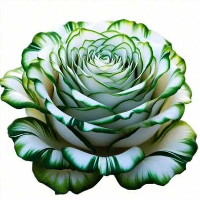 Rosa Verde Semillas 100 - Semillas de Rosas Únicas para Regalos de Jardinería, Plantas de Interior y Exterior, Ideal para Día de la Madre, San Valentín y Decoración del Hogar.