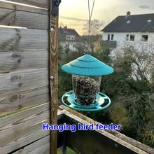 1pc Outdoor Bird Feeder Lantern Bird Feeder Bird Dispenser Waterproof Hanging Bird Feeder For House Garden