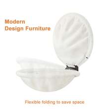 现代可拆卸猫吊床 - 舒适的聚酯纤维宠物床，适合小型至中型猫咪，易于组装 - 彩色 - 查看 6