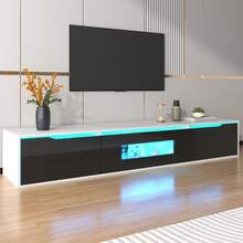Television Stands & Entertainment Centers - Black + Particle Board + 50-59 Inches - View 3