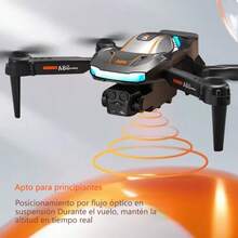Dron Profesional A88 Pro 6K Ultra HD con Doble Cámara | Cuadricóptero Plegable con Posicionamiento Óptico y Modo de Altura Constante, Estabilización Anti-Vibración | Drone Fotográfico con Gran Autonomía, Regalo Ideal - A88 cámara única BK - Ver 2