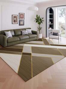 Minimalist Geometric Pattern Decorative Area Rug, Living Room Sofa Carpet, Bedroom Carpet, Bedside Non-Slip Rug, Dining Room/Kitchen Rug, Office Chair Pad, Entryway Mat, Picnic Blanket, Outdoor Camping Mat