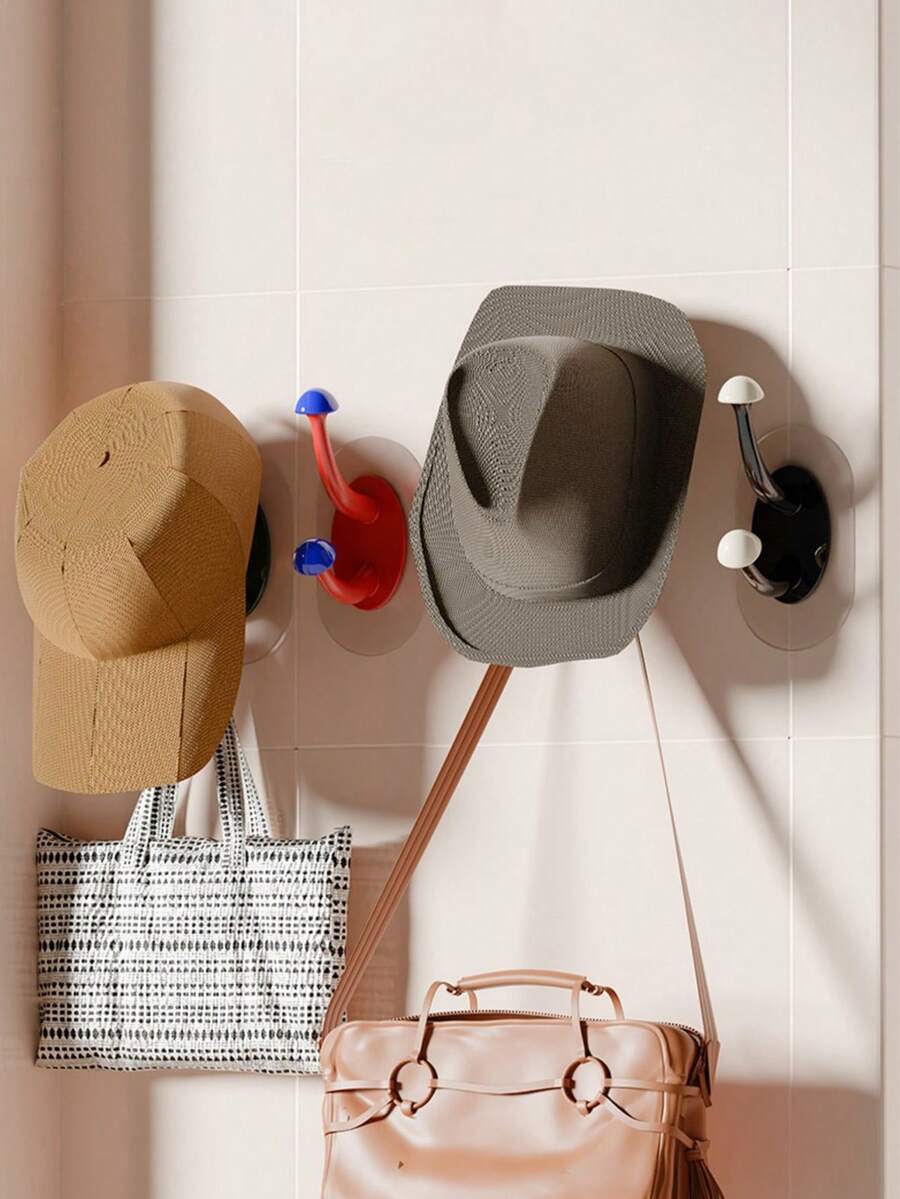 1 Wandhaken, Schwerlast-Handtuch- und Mantelhaken, wasserfester Badezimmer-Duschvorhang-Haken, Küchenlagerung, Heimspeicherung und kleine Heimdekoration Artikel.