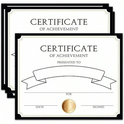 25 Award Certificates For Educational And Learning Activities, School Graduation Ceremony Certificates Of Completion, Student Certificate Of Achievement And Recognition, Teen, Children Boys Girls -0425 Award Certificates For Educational And Learning Activities, School Graduation Ceremony Certificates Of Completion, Student Certificate Of Achievement And Recognition, Teen, Children Boys Girls -04