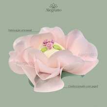 Kit 50 Nude Pink Cupcake Wrappers - Paper Flower Mold For Fine Sweets, Parties, Weddings, Baptisms, Events - Rosa Pálido - Ver 4