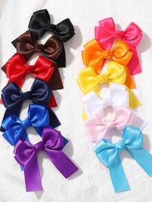 5 pezzi Set di fermagli per capelli a fiocco per animali domestici, fiocchi di raso colorati a doppio strato carini, fermagli per capelli di cani, accessori per capelli di gatti, adatti per Natale, Ognissanti, abbigliamento per animali domestici per vacanze, decorazione quotidiana