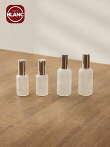 50/100ml Frosted Glass Spray Bottle, 3 Packs Fine Mist Sprayer, UV-Resistant Cosmetic Refillable Travel Bottles - Multicolor - View 3