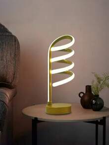 LED Modern Minimalist Mountain Road Desk Lamp, Creative Unique Shaped Table Lamp, Suitable For Room, Living Room, Bedroom, Bedside, Office, Desk, Decorative Lighting Mountain Road Lamp - 多色 - 查看 3