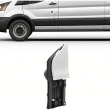 HECASA Fuel Gas Filler Pocket Housing Hinge Door Cover Compatible With 2015-2023 Transit Van 150 250 350 CK4Z-5427936-A CK4Z-5427936-F (Fuel Filler Housing+White Gas Cap Cover)