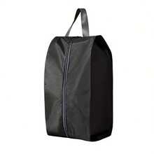 1pc Heavy-Duty Shoe Storage Bag - Travel, Gym, Closet Organizer With Zipper Closure - Moistureproof, Dustproof, Compact & Lightweight Shoe Case - Foldable Shoe Bag For Sneakers, Shoes - Ideal For Suitcase, Closet, Under Bed Storage - Easy-Carry Handle, Moistureproof Fabric, Sturdy Construction, Home Organizers, Hanging Shoe Organizers - Black - View 6