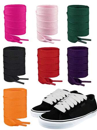 1 Pair Flat Shoe Laces (120cm/47.24inch)For Sneakers,Men's And Women's Shoelaces, Women Men Sneakers Shoes, Casual Shoes