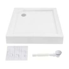Shower Base Shower Tray White Bathroom Shower Tray - White - View 11