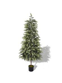 1 Pack 2FT/3FT/4FT Artificial Cedar Tree, Realistic Potted Cedar Tree Topiary Artificial Plant Shrub For Front Porch Home Office Decoration, Home Christmas Decoration, Holiday Party Dinner Decoration Christmas Decorations Home Christmas Gifts Christmas Decor - Green - View 4