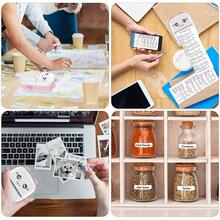 迷你打印机，迷你照片标签打印机，便携式迷你热敏打印机，口袋型打印机，无墨便携式热敏打印机，可用于打印照片/贴纸/便签/收据 - 彩色 - 查看 6