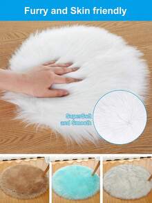 30*30cm Round Nail Art Photography Props, Nail Display Mat, Plush Live Streaming Decor, Nail Art Supplies, Nail Tools, Nail Art Tools, Back To School Season, Nail Art, Nail Sticker Tools - Multicolor - View 3
