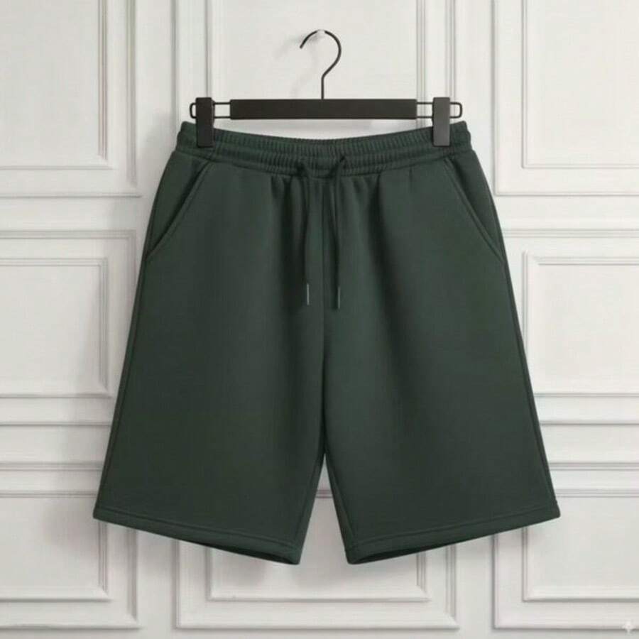 Summer Loose Drawstring Pocket None Halloween Christmas - 軍綠色 - 查看 1