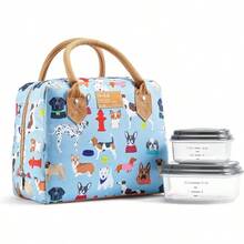 Bloomington Lunch Bag For Women Insulated Leakproof And StainResistant Large Lunch Box With Containers Zipper Closure - Multicolor - View 1