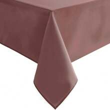 Dusty Rose Tablecloth For Rectangle Tables - Waterproof Washable Polyester Fabric Table Cloth For Buffect Dining Birthday Party, 54 X 108 Inch{"Size_name":"108\"X54\"(Rectangular)","Color_name":"DustyRose"} - Multicolor1 - View 1