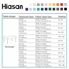 Mantel rectangular de color rosa pálido - Tela de poliéster impermeable y lavable para Navidad, mantel de mesa para buffet, comedor, fiesta de cumpleaños, boda, 80 X 54 pulgadas - Multicolor13 - Ver 6