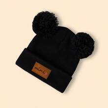 6pcs Baby Knit Hats, 8 Colors Available, Thick & Warm For Winter, Minimalist & Cute Style, Suitable For 1-6 Years Old Children Outdoor Hiking/Skiing And Daily Winter Wear