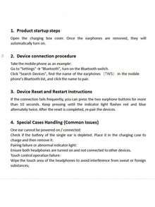 迷你无线立体声耳塞，触控降噪无线运动耳机，电池寿命长，高品质音频 - 紫色 - 查看 11