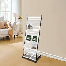 Magazine Rack - أبيض وأسود - مشاهدة 8