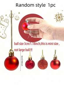 42 Stücke Weihnachtskugel Set, goldene Weihnachtsbaum Ornamente, kreativ bemalte Weihnachtskugeln, Weihnachtsbaum Hängedekoration, geeignet für Feiertage, Kränze, Weihnachtsbaum, Weihnachtsdekoration, Weihnachtsgeschenke für Zuhause, Weihnachtsdekoration - Verschiedenfarbig - Übersicht 7
