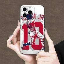 A  And Stylish Mobile Phone Case Featuring A Dynamic Baseball Player Design, Perfect For Both Men And Women, Compatible With Iphone. - màu đen - Xem 2