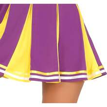 Fiestas Guirca Kids Cheerleader Costume For Girls And Boys, Cheerleader Outfit For Parties And Events, With Plaid, USA Letters And Pom-Poms, Available In Multiple Sizes And Colors For Various Occasions - Multicolor - View 3