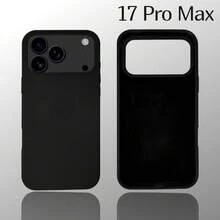 Velvet Silicone Case For IP 17 Pro Max - 黑色 - 查看 2