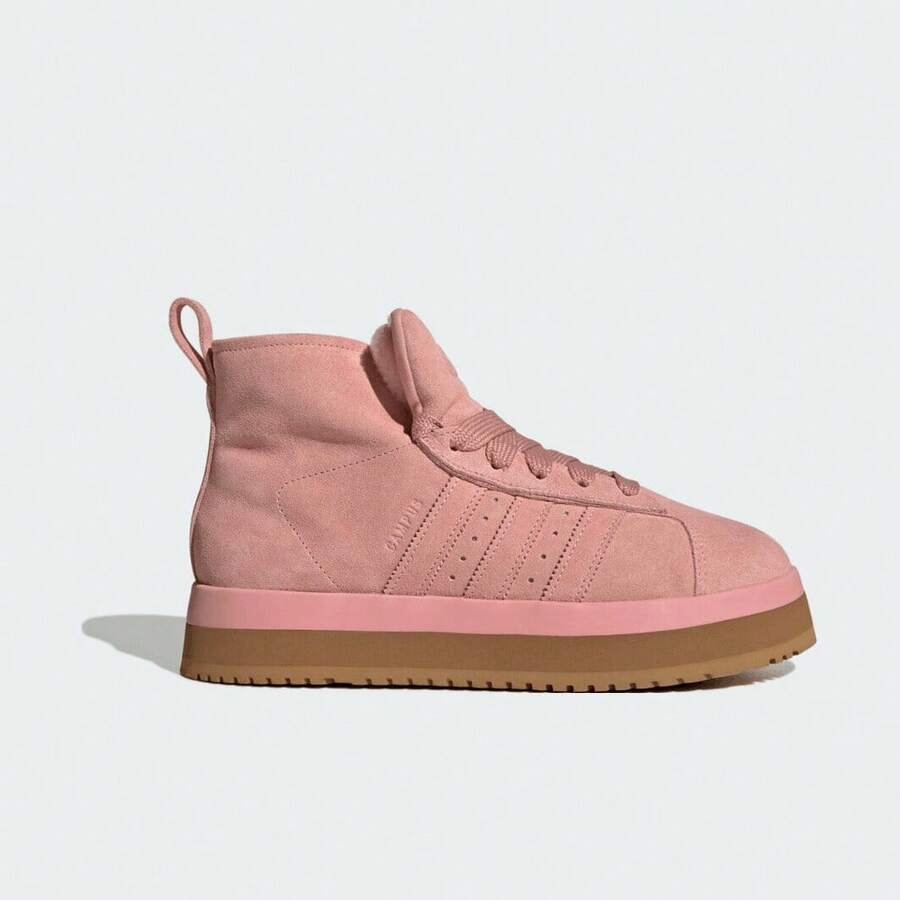 Adidas Originals CAMPUS 00s WTR MD W 高帮休闲运动鞋 JR3237,男女通用 - 粉色 - 查看 1